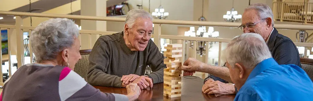 Marlton Gardens hawthorn senior living seniors playing games