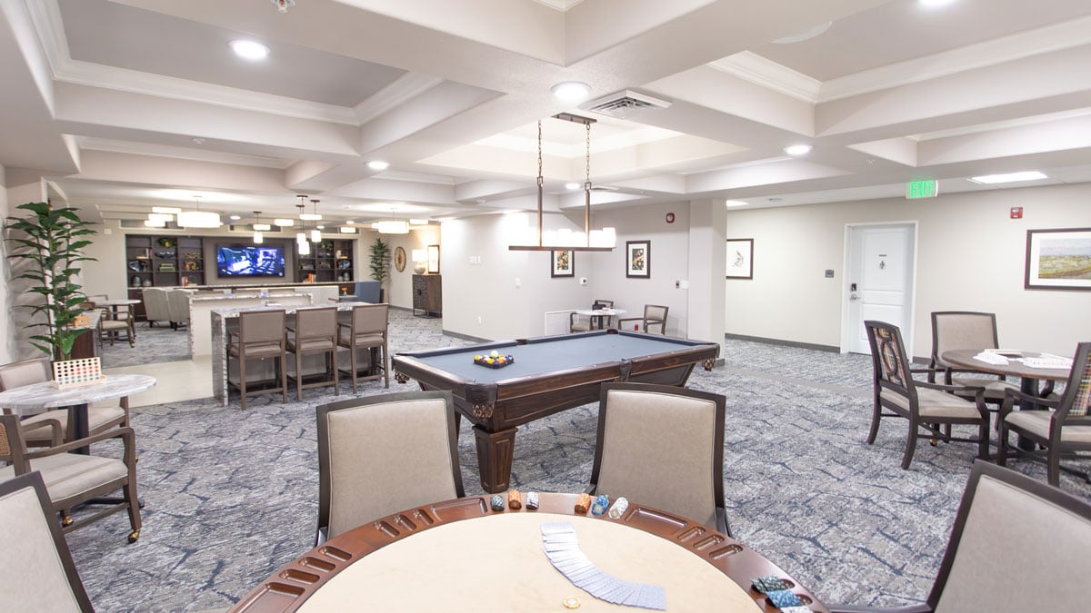 Marlton Gardens game room