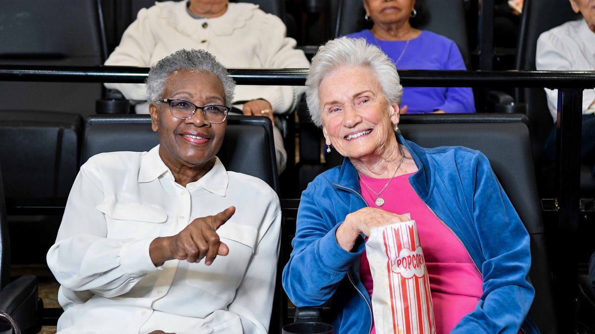 Marlton Gardens residents in theater